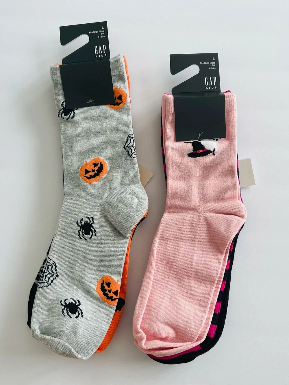 NWT GAP Kids Girls Halloween Crew Socks L